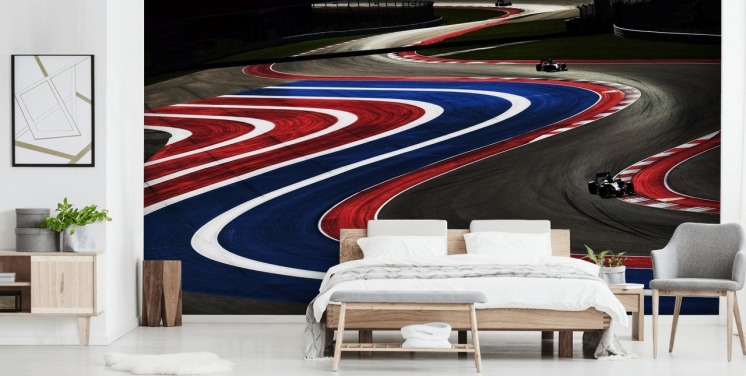 F1 kilparadalla Taustakuva