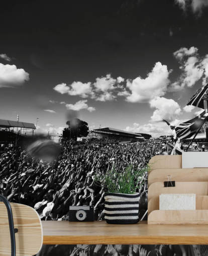 Black and White F1 Crowd Wallpaper Black and White F1 Crowd Wallpaper