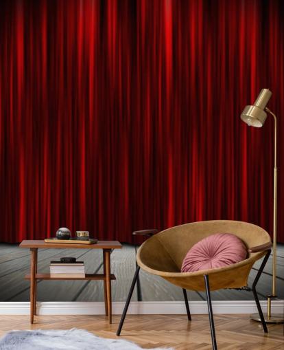 Theatre Stage with Red Curtains in Spotlight Theatre Stage Wallpaper Theatre Stage with Red Curtains in Spotlight Theatre Stage Wallpaper