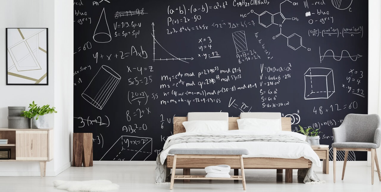 Schwarze Tafel Wandgemälde Schwarze Tafel Wandgemälde