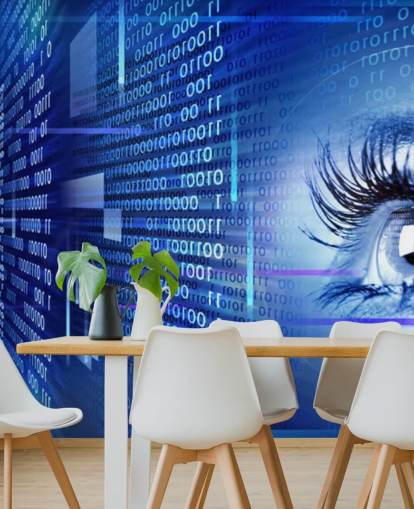 Eye on Technology seinämaalaus Eye on Technology seinämaalaus