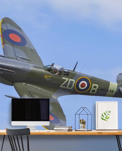 Kriegsflugzeug Wandgemälde Kriegsflugzeug Wandgemälde