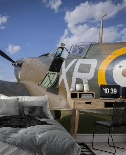 Parkeret Plane Baggrund Parkeret Plane Baggrund