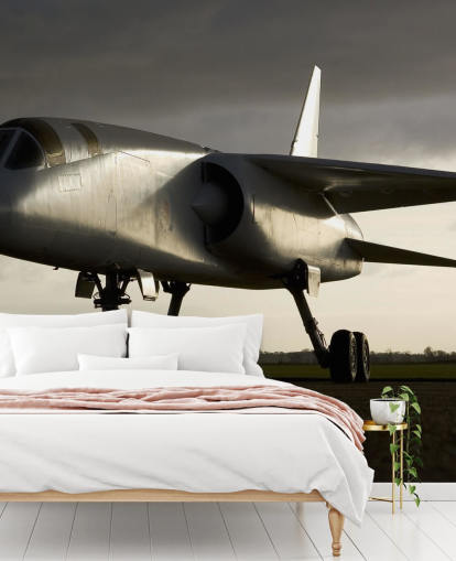 Carta da parati aereo sul pavimento Carta da parati aereo sul pavimento