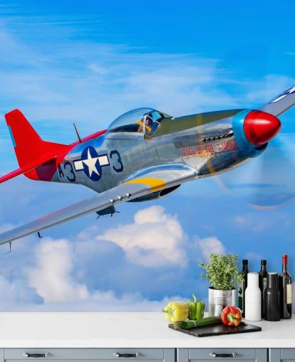 Flygplan i blå himmel Bakgrund Flygplan i blå himmel Bakgrund