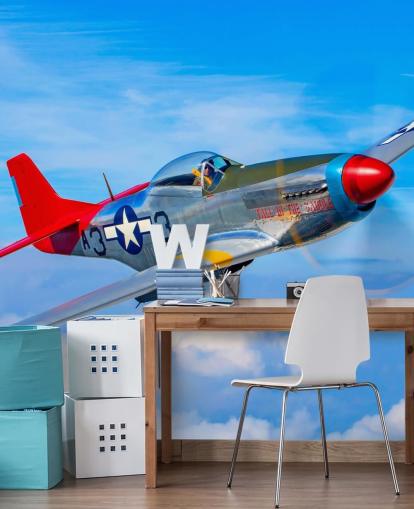 Aeroplane in Blue Sky Wallpaper Aeroplane in Blue Sky Wallpaper