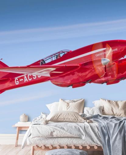 Red Plane behang Red Plane behang