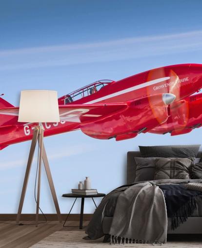 Red Plane behang Red Plane behang