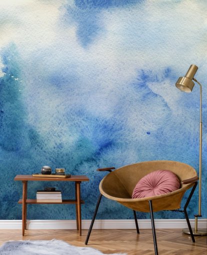 White and White Watercolor Wallpaper White and White Watercolor Wallpaper