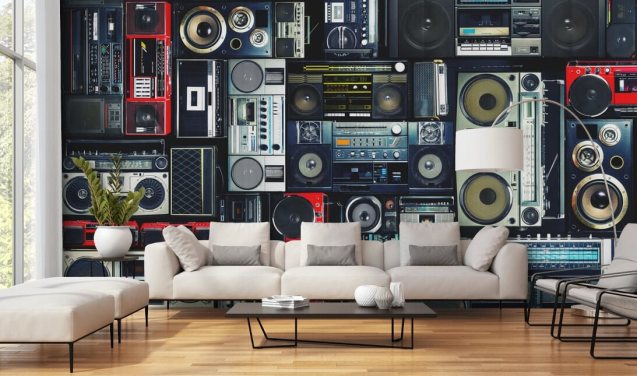 Papier peint mural Boombox