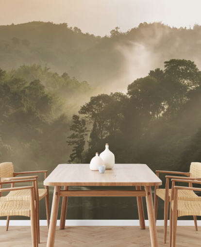 Papier Peint Rivière et Forêt Papier Peint Rivière et Forêt