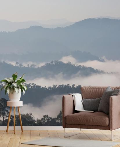 Misty Forest Mountain Wallpaper Misty Forest Mountain Wallpaper