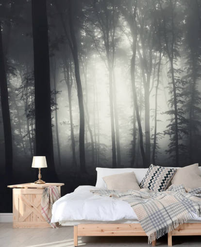 Decorazione murale con foresta Decorazione murale con foresta