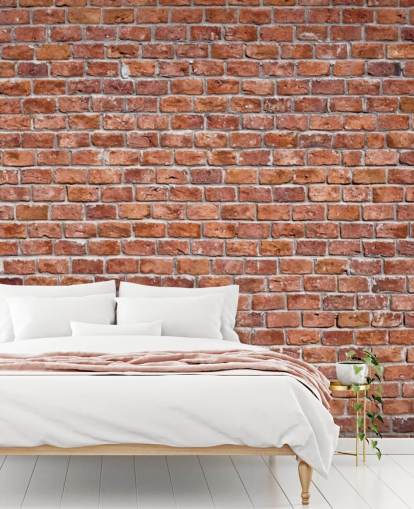 Papel de parede rústico de tijolo vermelho Papel de parede rústico de tijolo vermelho