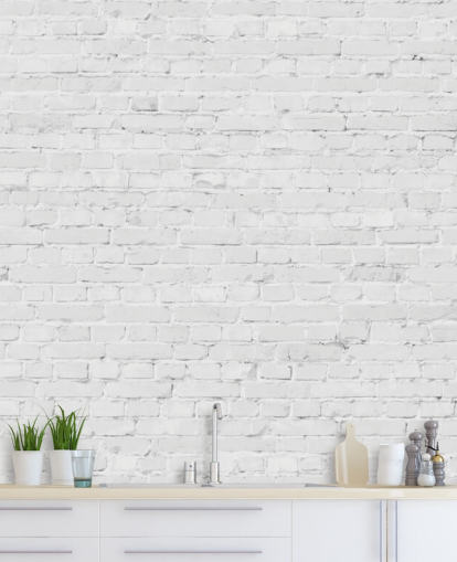 white brick wallpaper mural white brick wallpaper mural