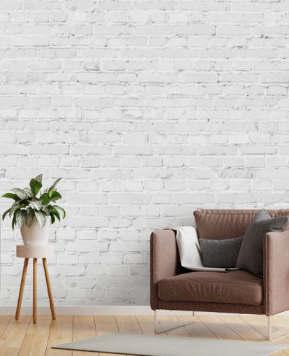 white brick wallpaper mural white brick wallpaper mural