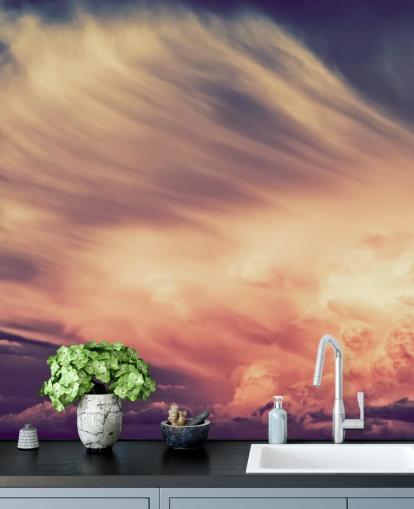 Pink and Purple Cloudy Sky Wallpaper Pink and Purple Cloudy Sky Wallpaper