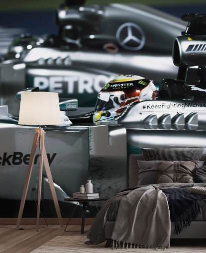 Close Up of Lewis Hamilton in Car Wallpaper Close Up of Lewis Hamilton in Car Wallpaper