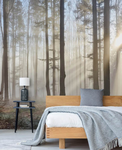 Misty Dark Forest Wallpaper Misty Dark Forest Wallpaper