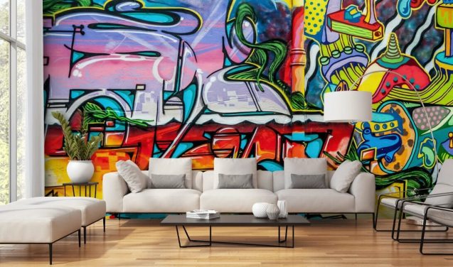 Graffiti Wallpaper & Street Art Wall Murals | Wallsauce UK