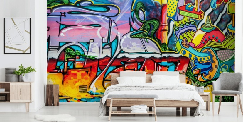 Graffiti Wallpaper & Street Art Wall Murals | Wallsauce UK