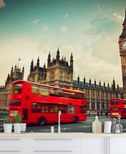 Red Bus in London Wallpaper Red Bus in London Wallpaper
