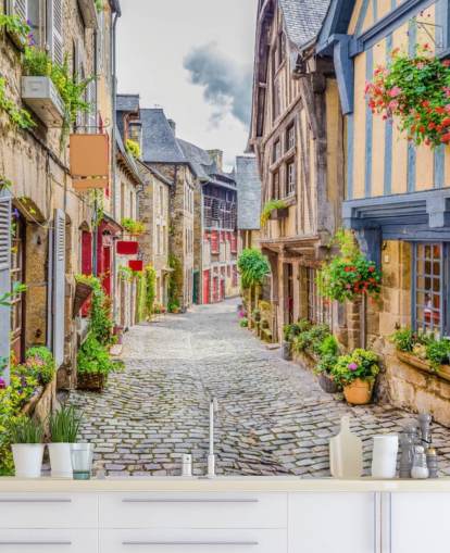 Middelhavet street tapet Middelhavet street tapet