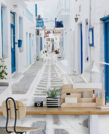 Mykonos Street View, Grèce Mykonos Greece Wallpaper Mykonos Street View, Grèce Mykonos Greece Wallpaper