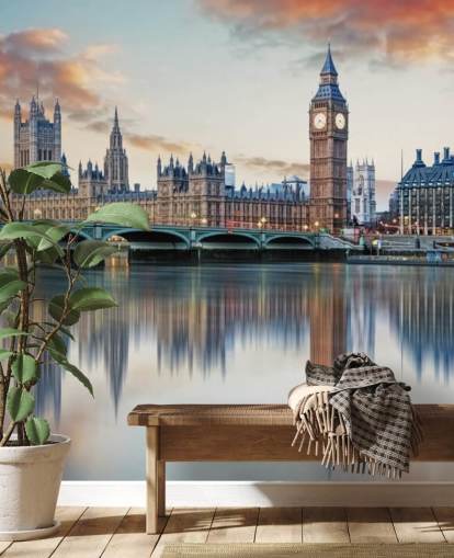 tilpasselig London skyline tapetmaleri kaldet London til soveværelser og stuer tilpasselig London skyline tapetmaleri kaldet London til soveværelser og stuer