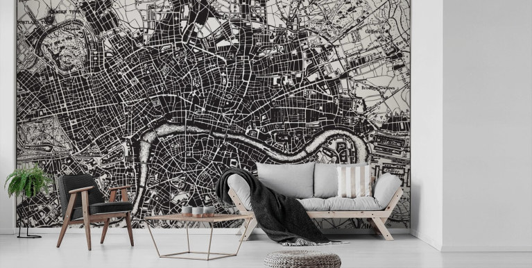 City Map Wallpaper & Wall Murals