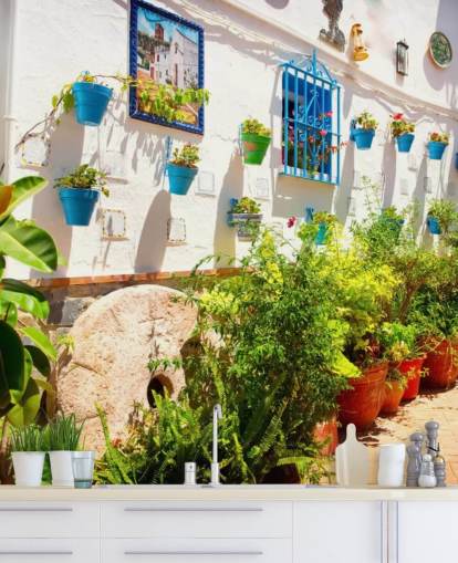 White Village House, Andalusia, Spania White Village House Wallpaper  White Village House, Andalusia, Spania White Village House Wallpaper