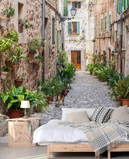 Calle Valldemossa, Mallorca Valldemossa Street Mallorca Wallpaper Calle Valldemossa, Mallorca Valldemossa Street Mallorca Wallpaper