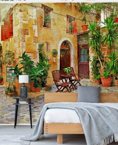 Chania, Kreta- gamle charmerende gader Chania Crete Wallpaper Chania, Kreta- gamle charmerende gader Chania Crete Wallpaper