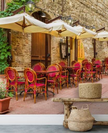 Papier Peint Fresque Rue Italienne Papier Peint Fresque Rue Italienne