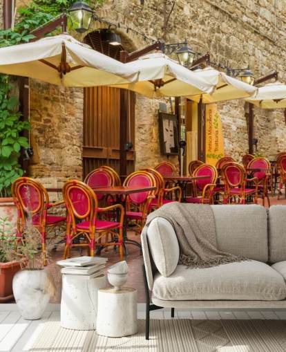 Rustic Italian Street Wall Mural Rustic Italian Street Wall Mural