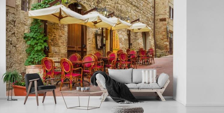 Rustic Italian Street Wall Mural