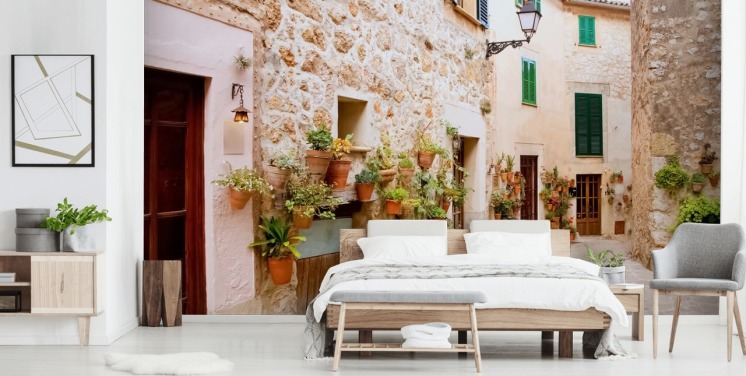 Rustic Houses Wallpaper