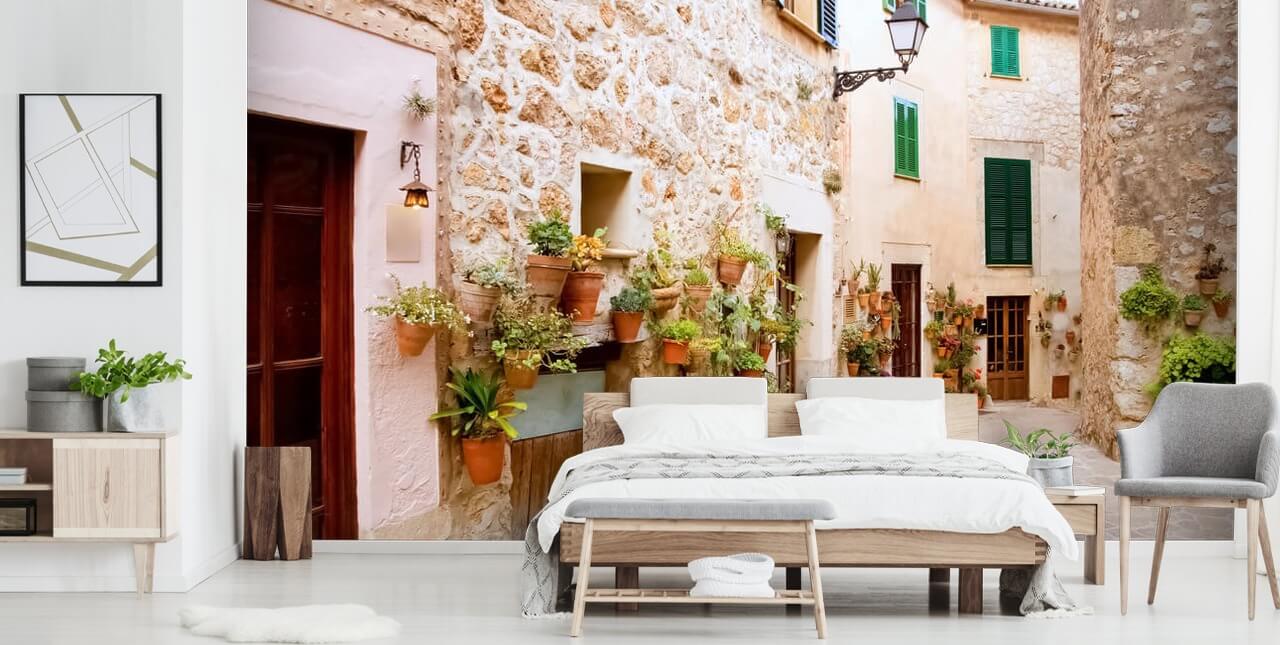Beautiful Valldemossa Street Wallpaper
