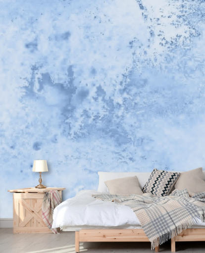 light blue watercolour wallpaper mural called Blue Watercolour for kitchens, living rooms and bedrooms light blue watercolour wallpaper mural called Blue Watercolour for kitchens, living rooms and bedrooms