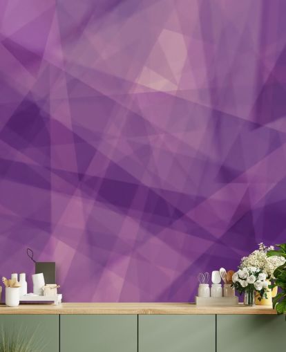 Papel de parede geométrico roxo Papel de parede geométrico roxo