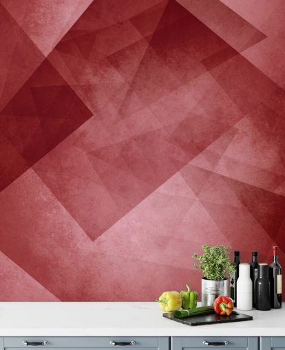 Geometrisches rotes Dreieck Tapete Geometrisches rotes Dreieck Tapete