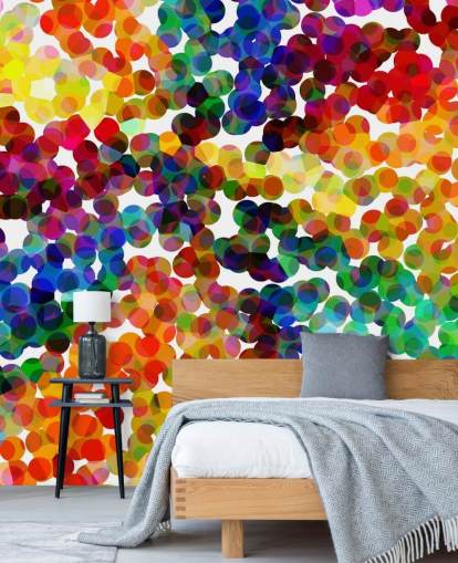 Papier peint Rainbow Circle Papier peint Rainbow Circle