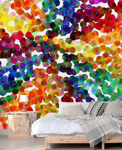 Papel pintado Rainbow Circle Papel pintado Rainbow Circle