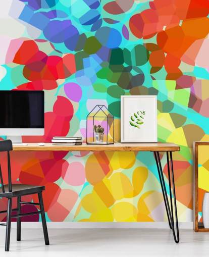 Bunte Punkte Abstrakte Tapete Bunte Punkte Abstrakte Tapete