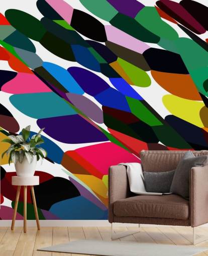 Farbe Punkte Abstrakte Tapete Farbe Punkte Abstrakte Tapete