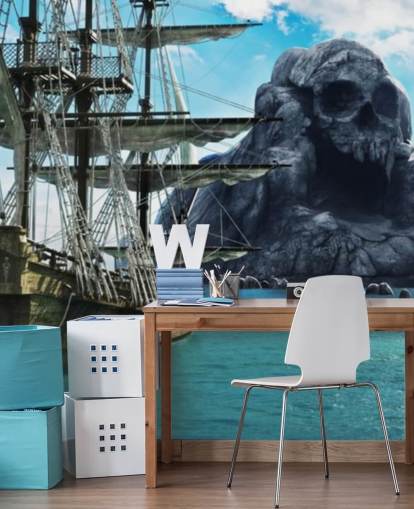 pirate ship and skull island wallpaper pirate ship and skull island wallpaper