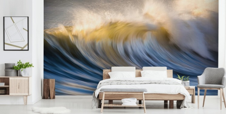 Carta da parati Dreamy Blue Waves