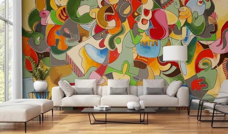 Abstract Wallpaper & Abstract Wall Murals | Wallsauce US