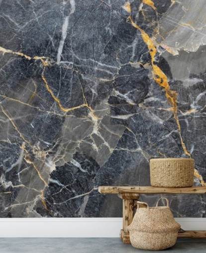 grey and gold marble wallpaper mural called Grey with Gold Marble for bathrooms or kitchens grey and gold marble wallpaper mural called Grey with Gold Marble for bathrooms or kitchens