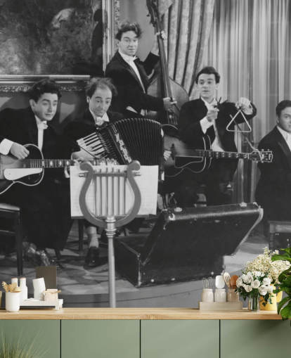 Vintage svart og hvitt bilde av Band Bakgrunn Vintage svart og hvitt bilde av Band Bakgrunn